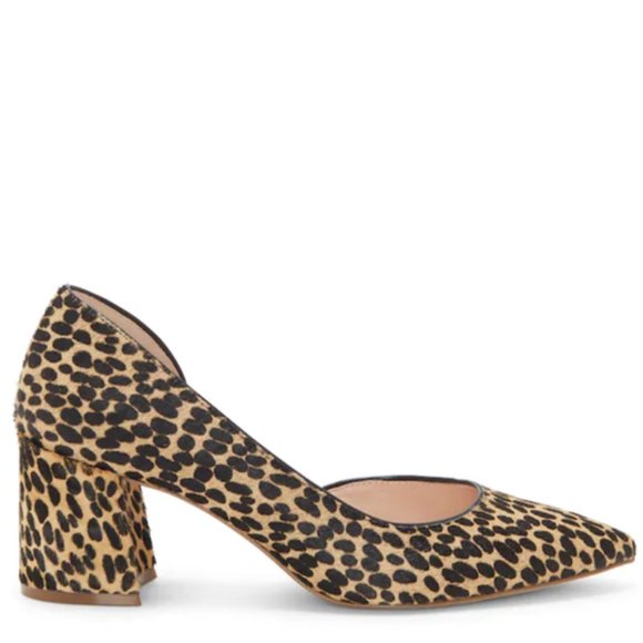 NIB LOUISE ET CIE Puss Print Flare Heel Pump Sz.6 - Picture 2 of 8